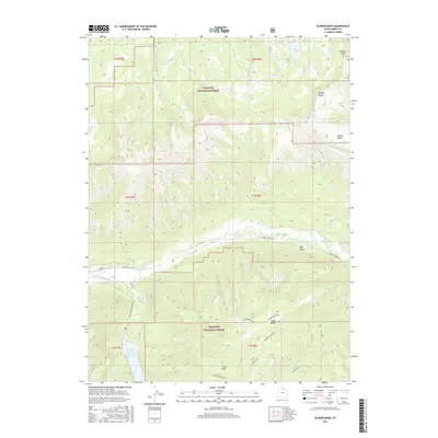 2017 Map of Slader Basin, 2017 Print