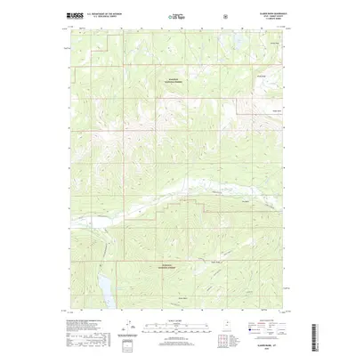 2020 Map of Slader Basin, 2020 Print