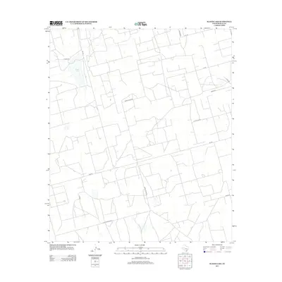 2012 Map of Slager Lake, 2012 Print