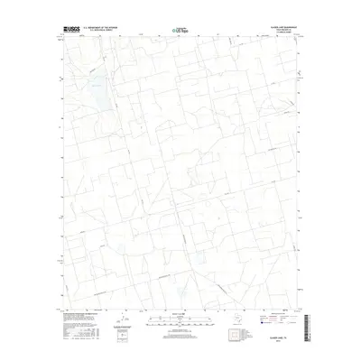 2016 Map of Slager Lake, 2016 Print