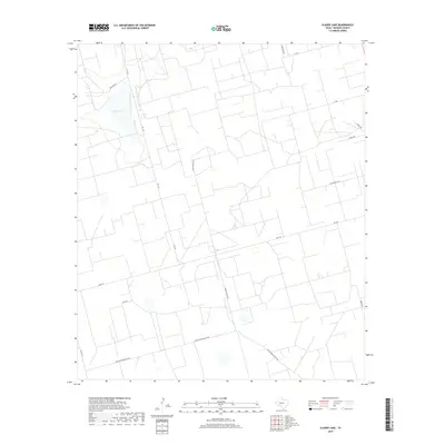 2019 Map of Slager Lake, 2019 Print