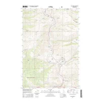 2017 Map of Slate Creek, 2017 Print