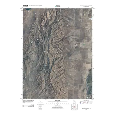2011 Map of Slate Jack Canyon, 2011 Print