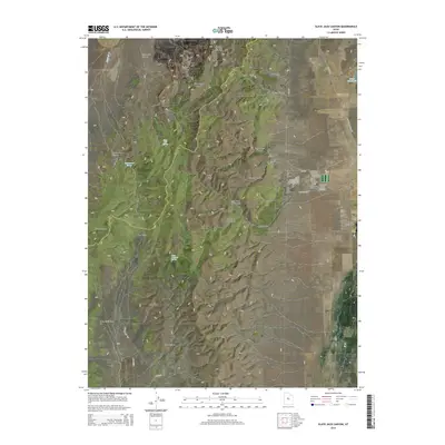2014 Map of Slate Jack Canyon, 2014 Print