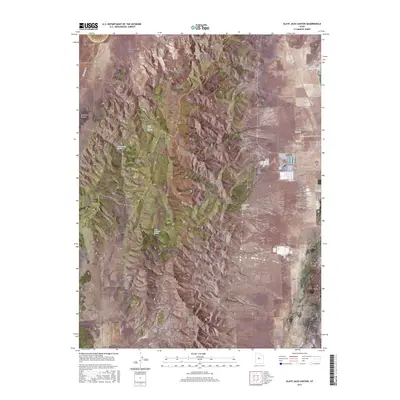 2017 Map of Slate Jack Canyon, 2017 Print
