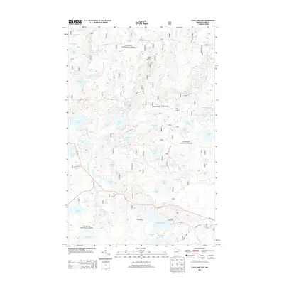 2013 Map of Slate Lake East, 2013 Print