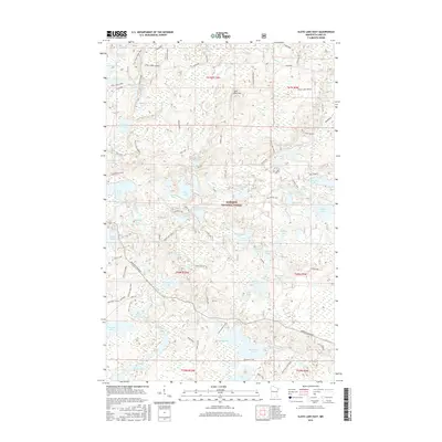 2016 Map of Slate Lake East, 2016 Print