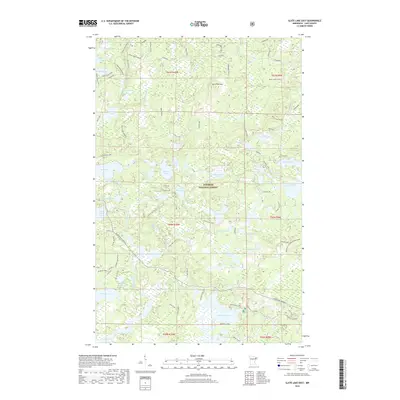 2019 Map of Slate Lake East, 2019 Print