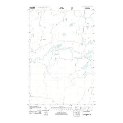 2011 Map of Slate Lake West, 2011 Print