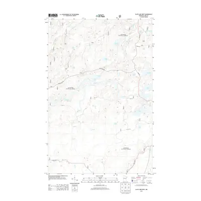 2013 Map of Slate Lake West, 2013 Print