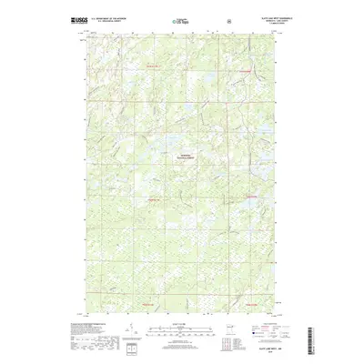 2019 Map of Slate Lake West, 2019 Print