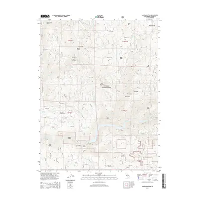 2015 Map of Slate Mountain, 2015 Print
