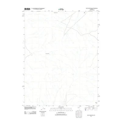 2011 Map of Slate Mountain, 2011 Print
