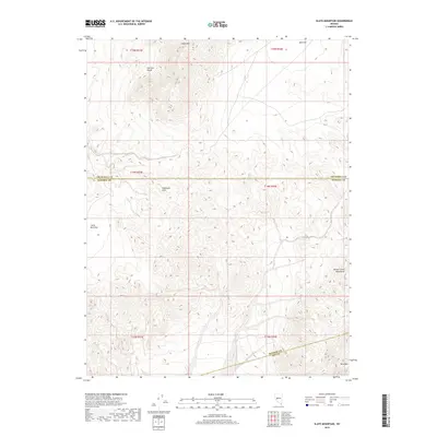 2018 Map of Slate Mountain, 2018 Print
