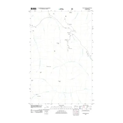 2011 Map of Slate Peak, 2011 Print