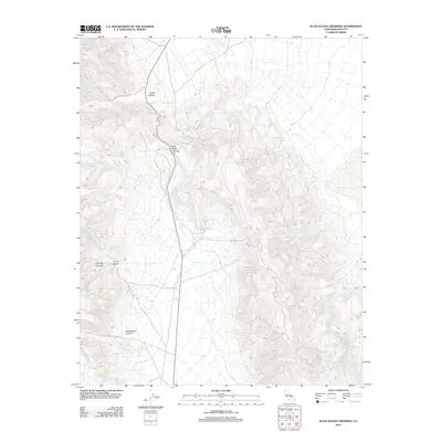 2012 Map of Slate Range Crossing, 2012 Print