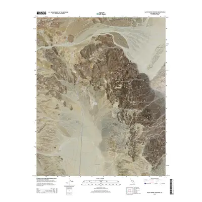 2015 Map of Slate Range Crossing, 2015 Print
