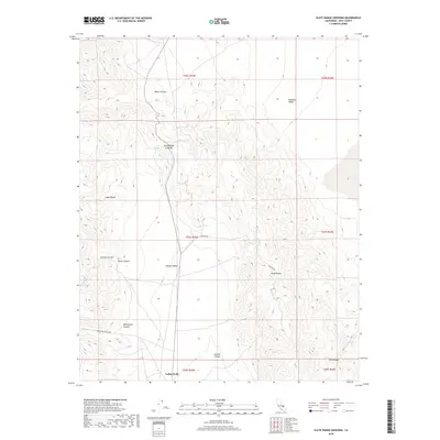 2018 Map of Slate Range Crossing, 2018 Print