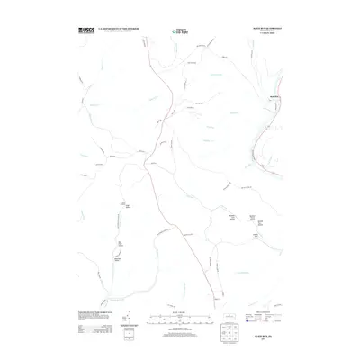2013 Map of Slate Run, 2013 Print