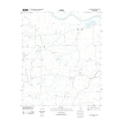 2013 Map of Slate Shoals, 2013 Print