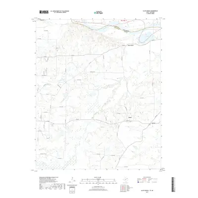 2019 Map of Slate Shoals, 2019 Print
