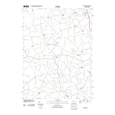 2010 Map of Slatedale, 2010 Print