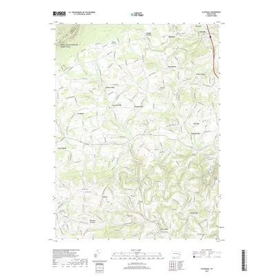 2019 Map of Slatedale, 2019 Print