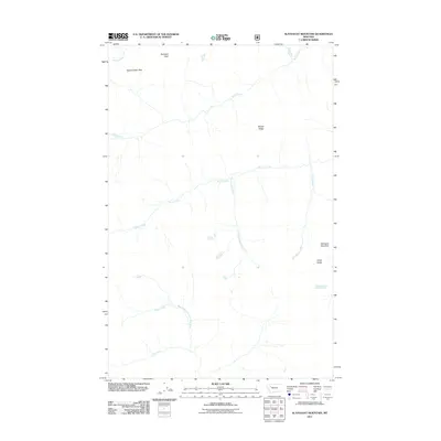 2011 Map of Slategoat Mountain, 2011 Print