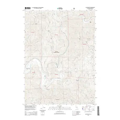 2015 Map of Slater Butte, 2015 Print