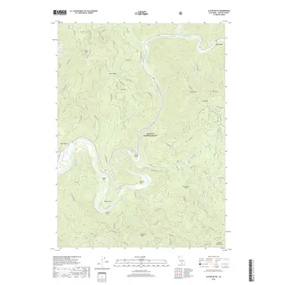 2018 Map of Slater Butte, 2018 Print