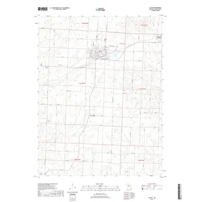 2017 Map of Slater, 2017 Print
