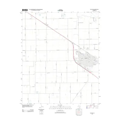 2012 Map of Slaton, 2012 Print