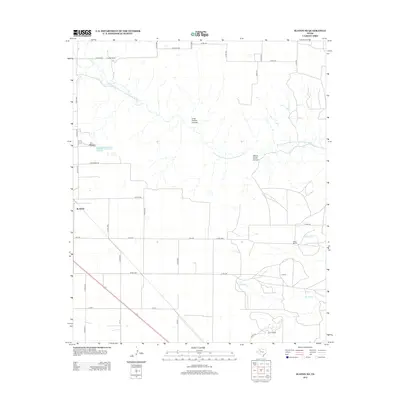 2012 Map of Slaton NE, 2012 Print