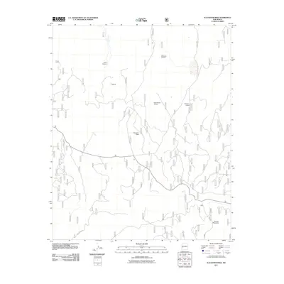 2011 Map of Slaughter Mesa, 2011 Print