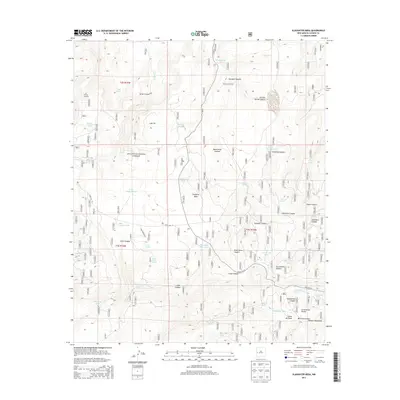 2013 Map of Slaughter Mesa, 2013 Print