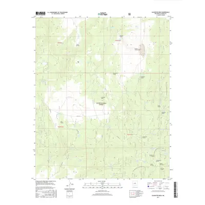 2017 Map of Slaughter Mesa, 2017 Print