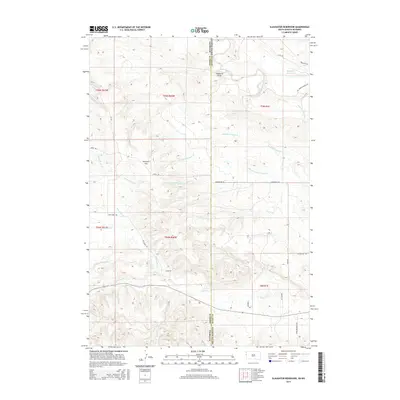 2015 Map of Slaughter Reservoir, 2015 Print