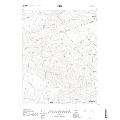 2019 Map of Slaughters, 2019 Print
