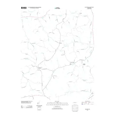 2013 Map of Slayden, 2013 Print