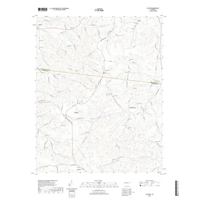 2019 Map of Slayden, 2019 Print