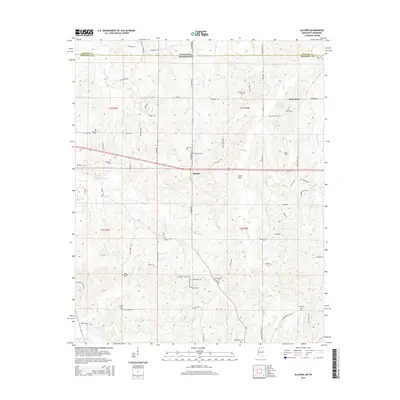 2015 Map of Slayden, 2015 Print