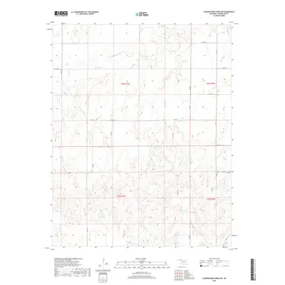 2018 Map of Sleeping Bear Creek NW, 2018 Print