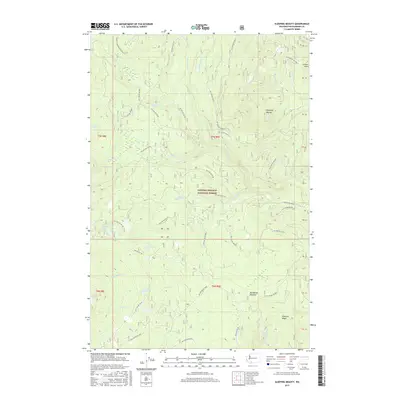 2017 Map of Sleeping Beauty, 2017 Print