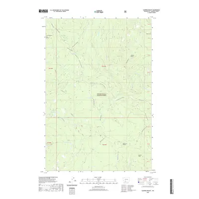 2020 Map of Sleeping Beauty, 2020 Print