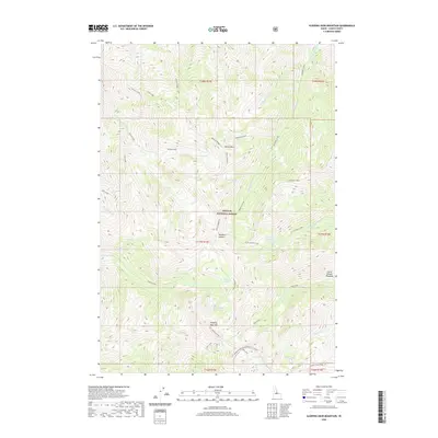 2020 Map of Sleeping Deer Mountain, 2020 Print