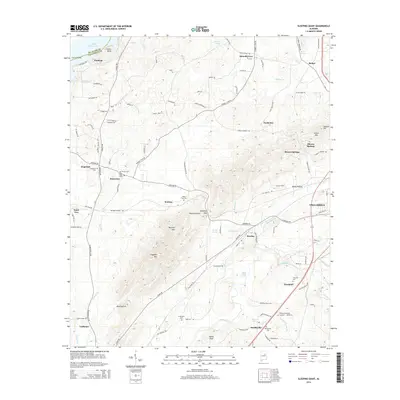 2014 Map of Sleeping Giant, 2014 Print