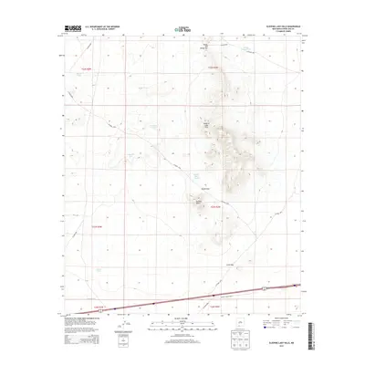 2013 Map of Sleeping Lady Hills, 2013 Print