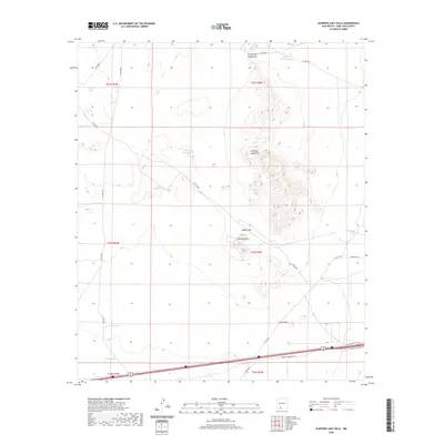 2020 Map of Sleeping Lady Hills, 2020 Print