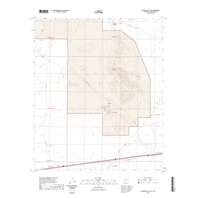 2023 Map of Sleeping Lady Hills, 2023 Print
