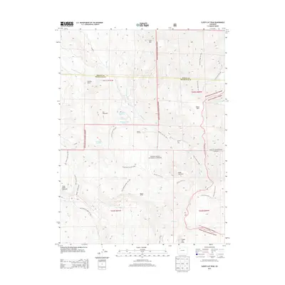 2013 Map of Sleepy Cat Peak, 2013 Print